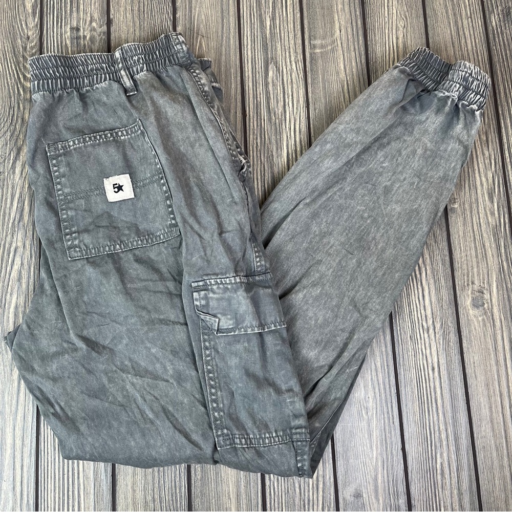 Fivestar General Grey Cargo Pants 100% Cotton Size Large